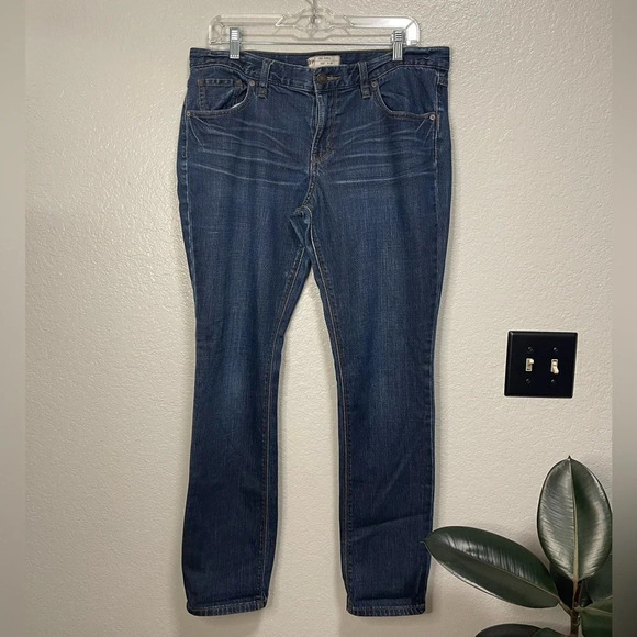 Free People Jeans Womens Blue Denim Straight Cotton Size W30  61855 16515125 - Picture 1 of 4